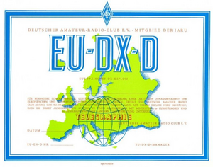 Europa DX Diplom EUDXD